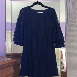 Navy Lace Dress